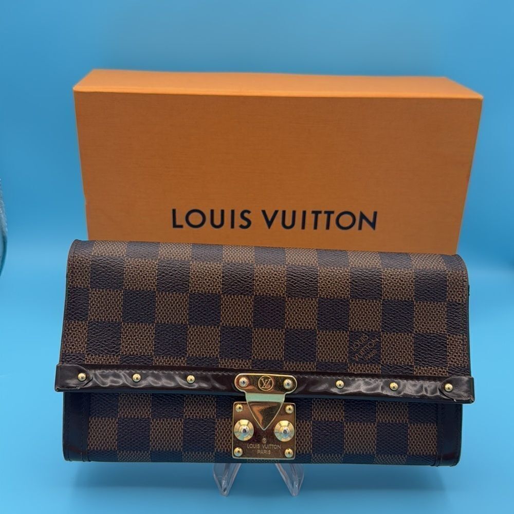 Louis Vuitton Damier Ebene Portefeuille Venice Wallet- box, dust bag, gift set
